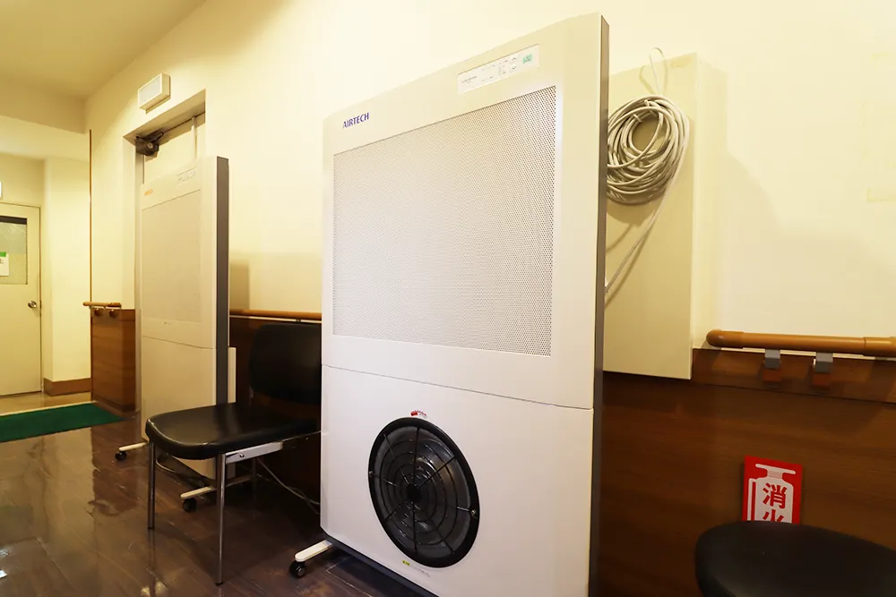 フィルター付きパーテーション(感染症対策)